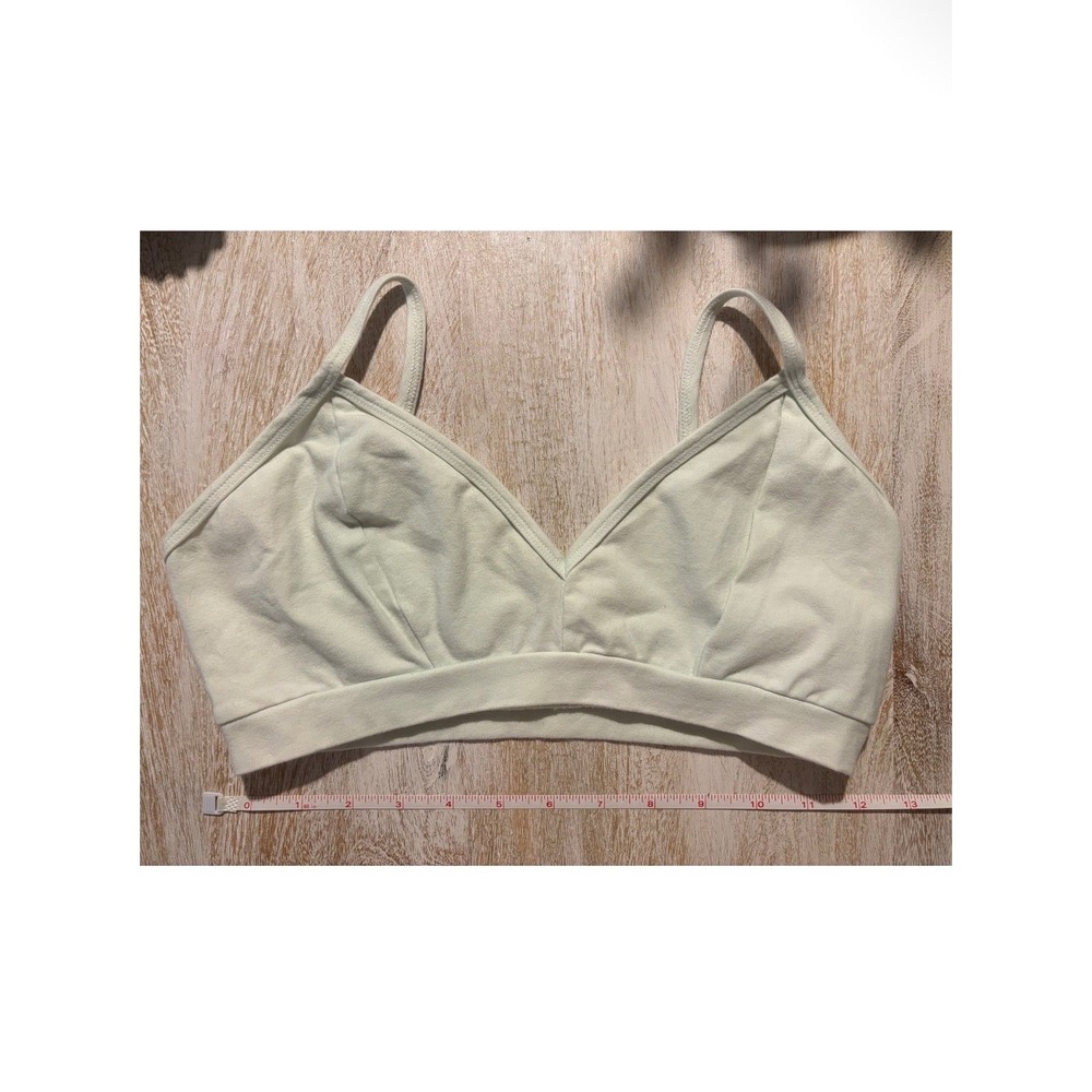 NEW size XL Groceries Apparel Bralette Mint Green Organic Cotton Triangle Top